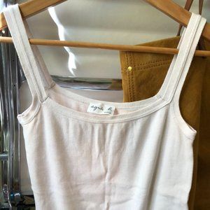 Agnes b. Palest pink 100% cotton sweater tank top